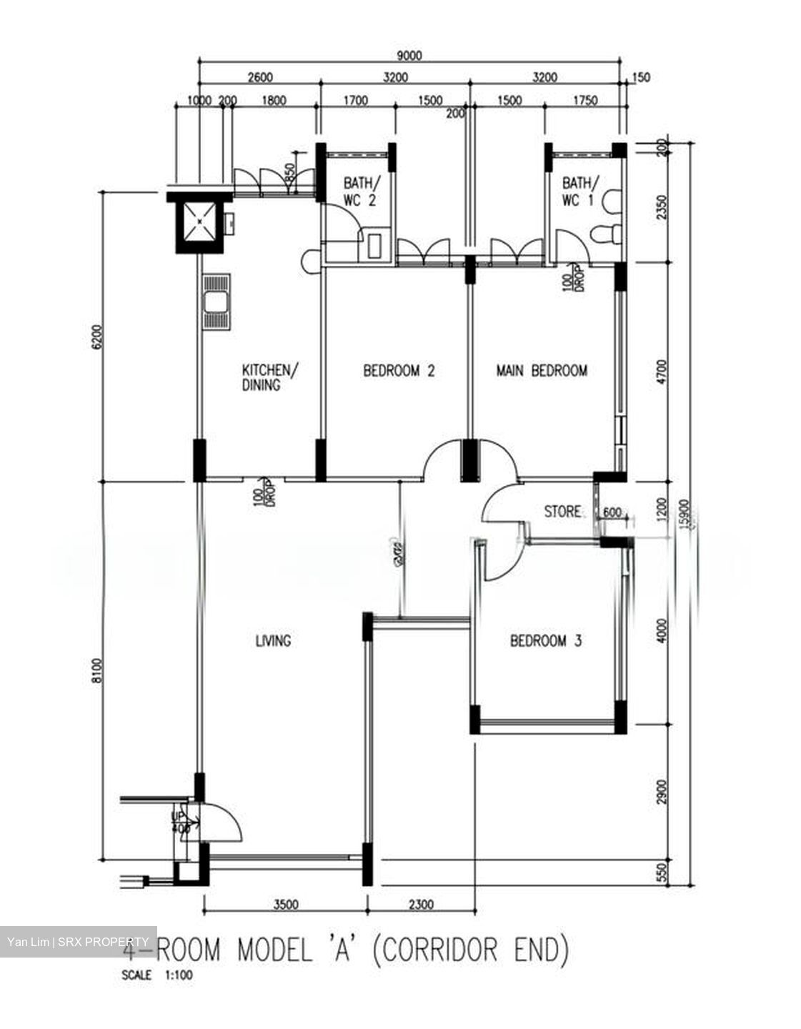 Blk 163 Bukit Batok Street 11 (Bukit Batok), HDB 4 Rooms #568177001